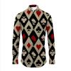 Men's Shirt Pattern Shirt 3D Printed Shirt Outdoor Street Long Sleeved V-Neck Clothing Fashion Designer Casual and Comfortable