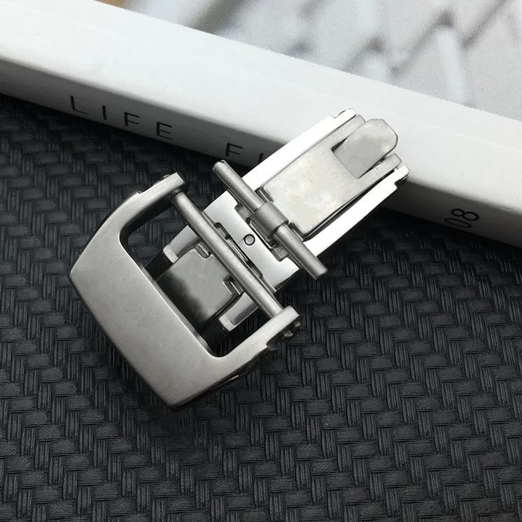 18mm 20mm 22mm RM Clasp Buckle For Apple Watch Gramin Galaxy Watch 3 4 5 Pro For HUWAWEI GT2 3 Pro Rubber Strap Butterfly Buckle