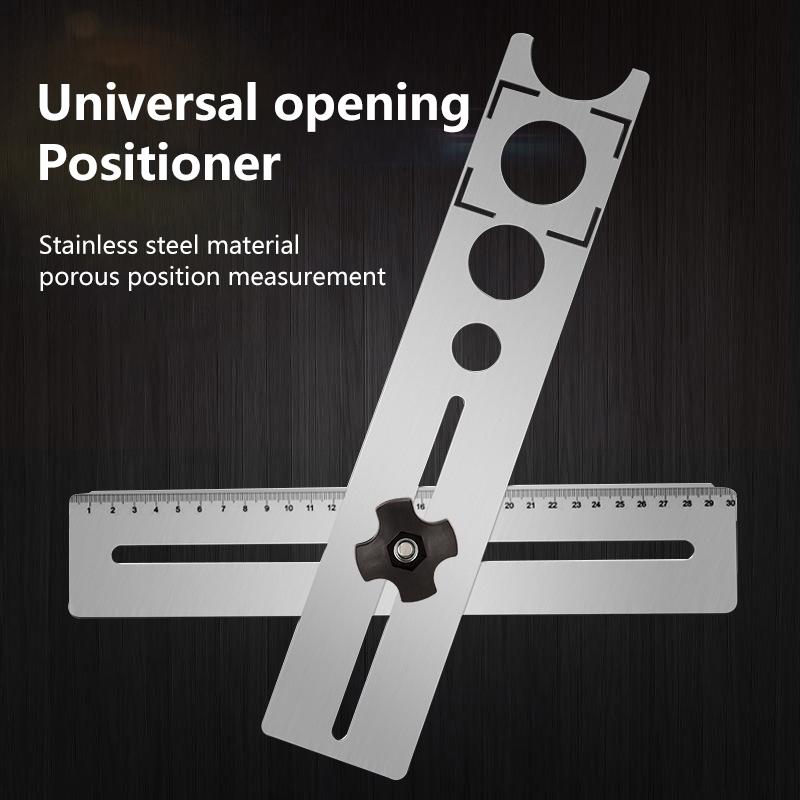 1 Set Construction Tool Adjustable Tile Locator To Wall Marking Position Ruler Ceramic Hole Cutter Tile Drill Marble Opener