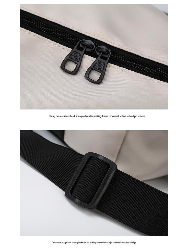 Short Trip Sports Bag with Shoe Compartment and Wet/Dry Separation – Single Shoulder Crossbody