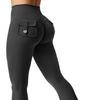 European & American High-Waist Fitness Yoga Pants with Pockets