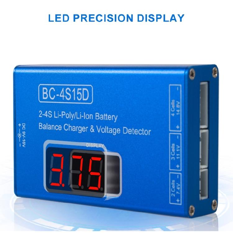 BC-4S15D Professional Battery Charger With Automatic Stop And Error Code Display For  2-4S Bateries Reliabled Charging