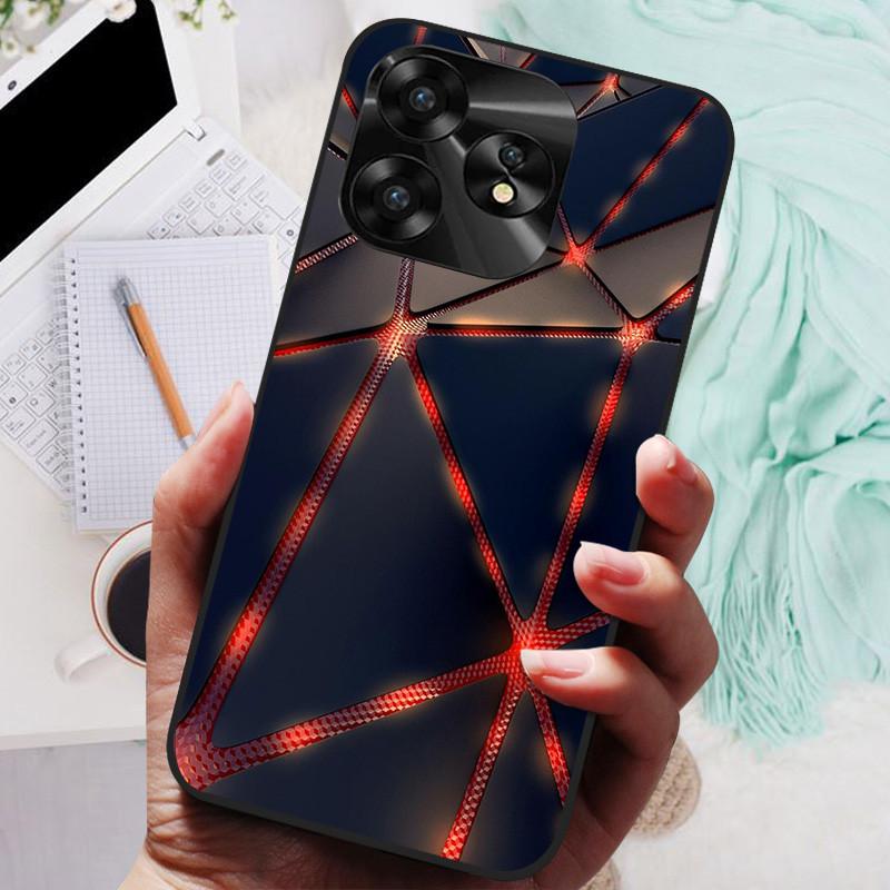 For Umidigi A15c A15 Case Black Silicone Bumper Wolf Lions Soft TPU Covers for Umidigi A15 Funda Coque UmidigiA15 A 15 15C Capa Umidigi A15