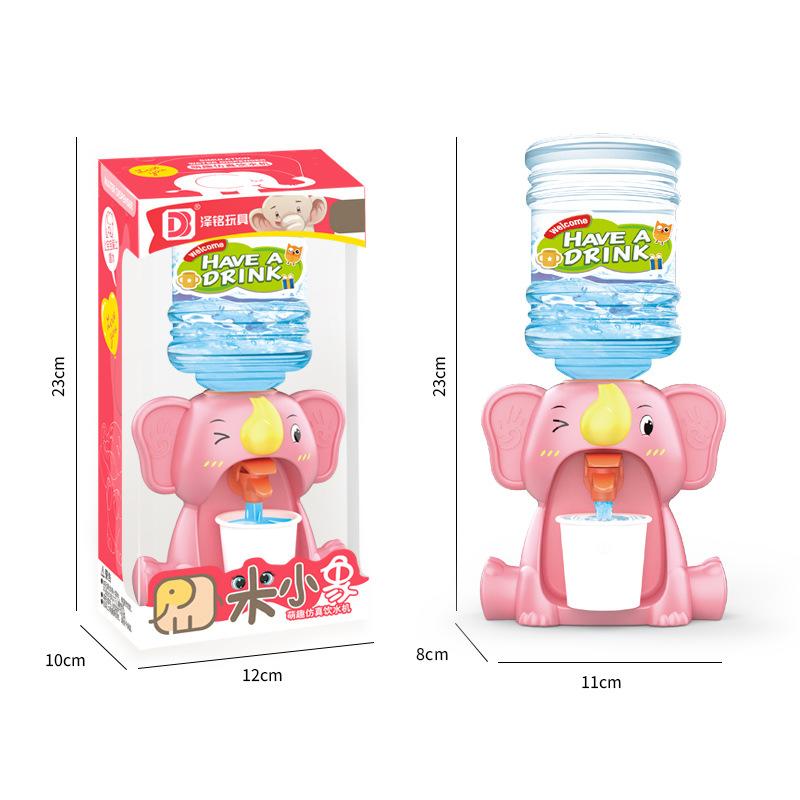 Cartoon Mini Water Dispenser Baby Toy Drinking Water Cooler Lifelike Cute Children Cosplsy Props Home Decoration