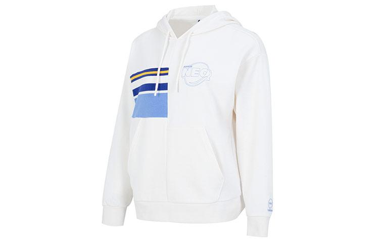 Adidas Sweatshirts Women s White Hooded Moderate Regular IA6774 XXL