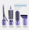4-in-1 Multifunction Hot Air Brush: Curling Iron, Hair Dryer, Ceramic Straightener (Model 9822-6)