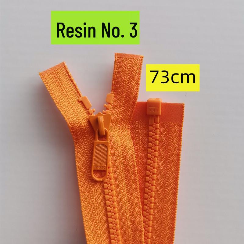No. 5 Large Teeth Open Tail Resin Zipper - 70cm for Coats & Tops