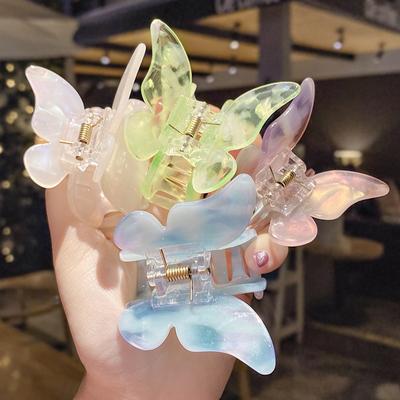 Barevné acetátové motýlky Super Fairy Girl čelenka do vlasů