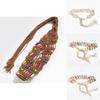 Bohemian Waist Belt With Beaded Weaving For Vintage Resort Fashion Womens Accessory