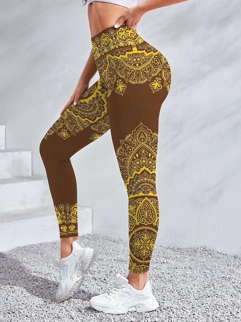 2026 Women's 3D Print Yoga Leggings - Spring/Autumn Sportswear