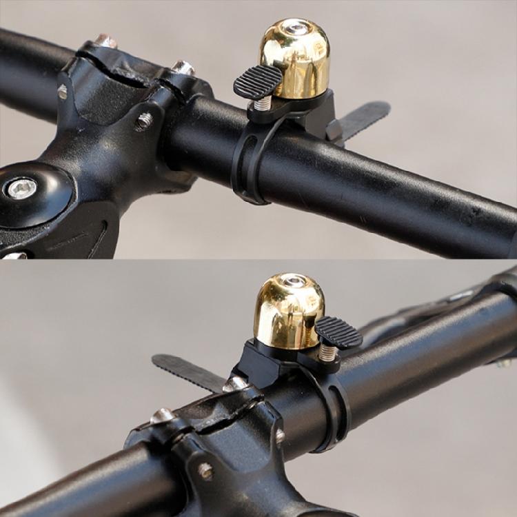 Loud Sound Coppers Mountain Bike Handlebar Rings Horn Safe Cycling Warning Alarm