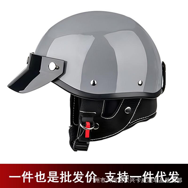 Vintage-Style Half Helmet Scooter Motorcycle Riders Unisex DOT ECE Certified Retro Japanese Design