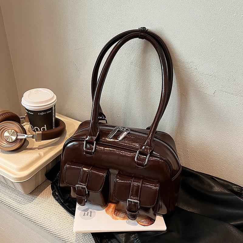 

Женская сумка South Wind весна 2025 Retro Boston Samba Lounge 25cm x 28cm x 18cm кофейный