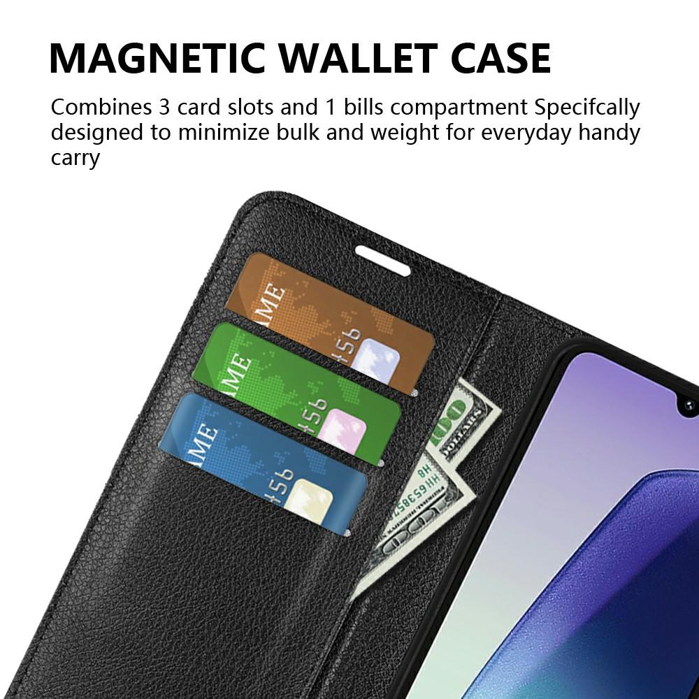 For Xiaomi Poco C75 4G/Redmi 14R 5G/14C 4G Case Litchi Texture Shockproof Leather Wallet Phone Cover