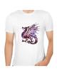 AI Fantasy Art Dragon T-Shirt for Men Apparel Short Sleeve Clothing