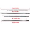 4Pcs Car Side Window Weatherstrip Sealing Trims Chrome Glass Sealant Strip Weather Strip For American US Honda Accord 2008-2012
