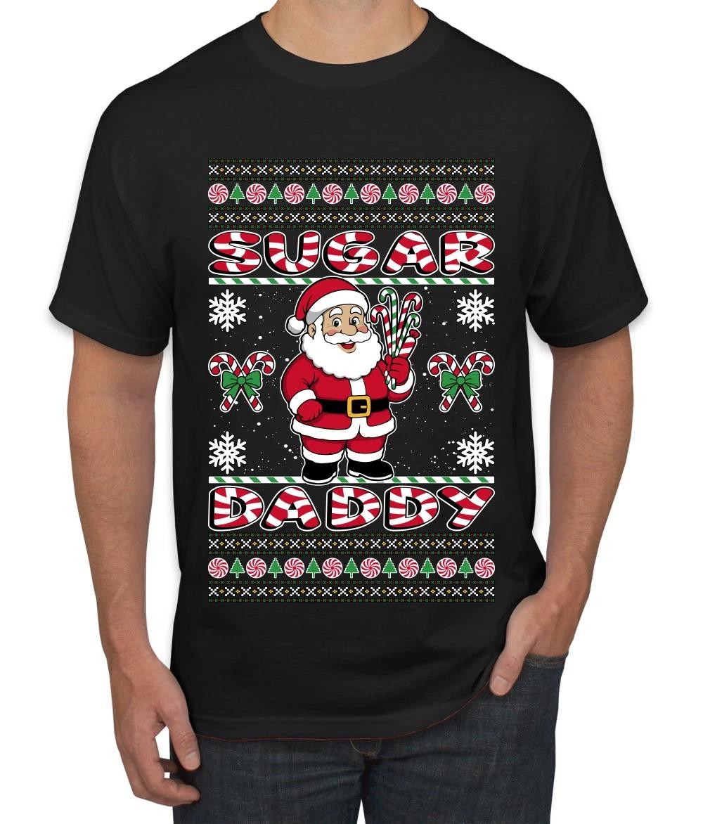 Sugar Daddy Santa Ugly Christmas Men s T- Shirt 2XL
