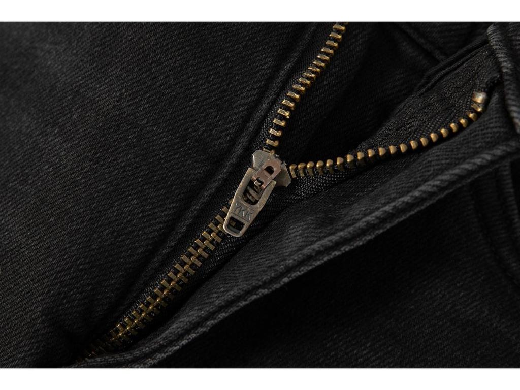 Women's High-Waisted Slim Wide-Leg Denim Jeans - Black Bull Style, Spring 2026, Flattering Elastic Straight-Leg.