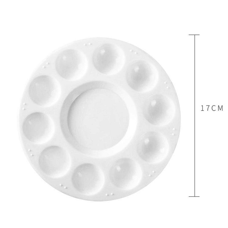 

Палитра 10 сетка художественная краска лоток художник акварель пластик палитра для смешивания принадлежности 1pcs