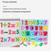 Wooden Puzzles For Toddlers Alphabet & Number Matching Games Montessori Learning Toys For Early Educational