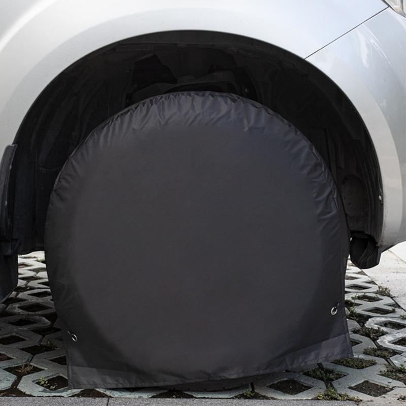 Car Tire Protector Easy Installation Spare Wheel Cover 65cm Diameter Versatile Tire Storage Bag for Long Term Storage