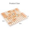 Wooden Chess Playthings Strategy Games ideal for Children Brain Training Parent-Child Interactive Board Games Fun Play Logical Thinking Puzzle Gifts