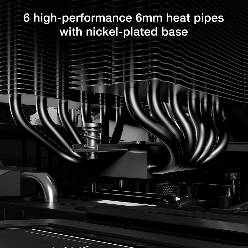 be quiet! CPU Cooler BK042 PURE ROCK PRO 3 Black Air Cooling Intel Core Ultra (LGA1851) AMD AM5 Compatible Domestic Authorized Distributor Product BK0