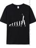 Rugby Evolution Novelty Funny T-Shirt Male Black Tops Tee Hipster Oversized T Shirt Men Sweatshirt Tees Fashion Harajuku Tshirts