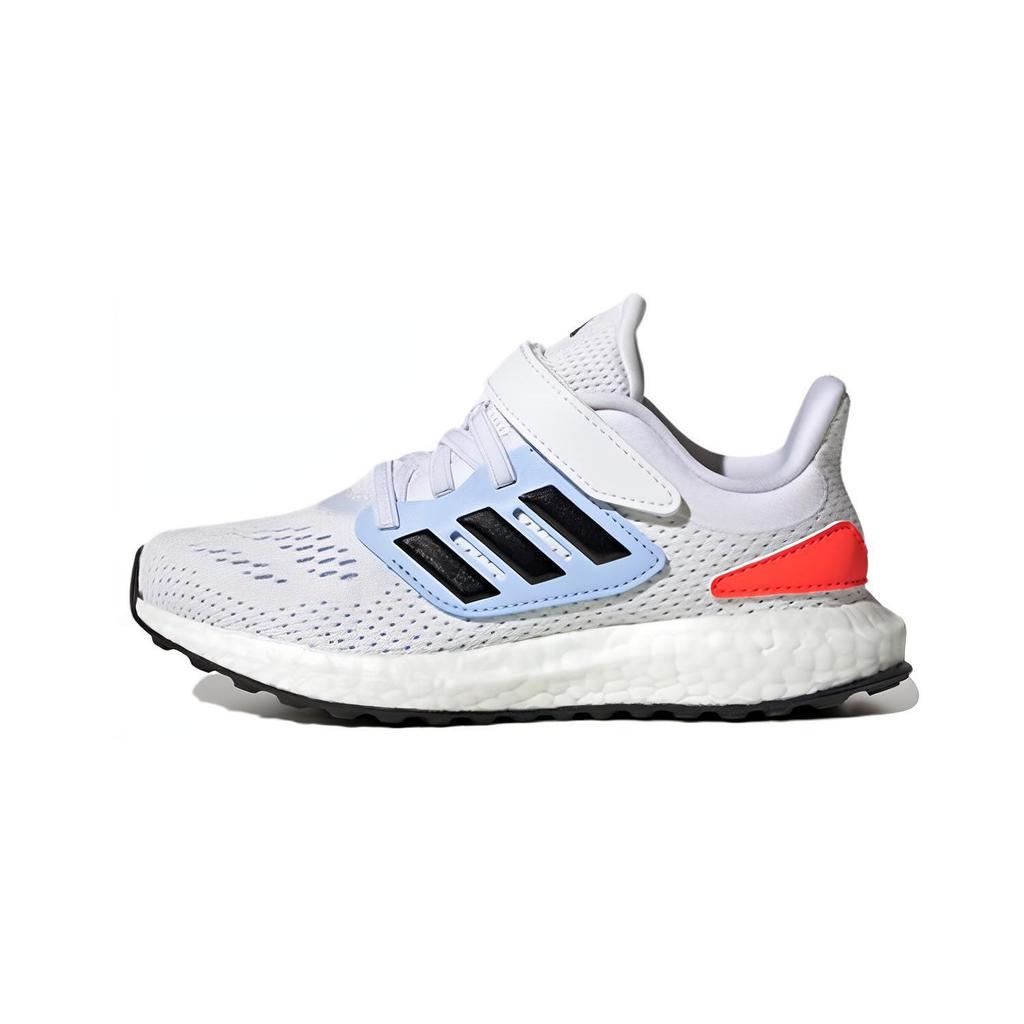 Adidas Pureboost 22 Fabric Comfortable Sports Durable Low-Top Kids Running Shoes Kids Running Shoes White Blue GZ2601