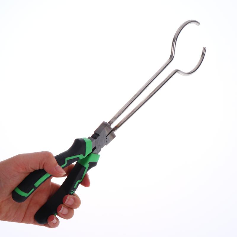 Goldsmithing Crucible Tool Superior Grip Quartz Furnace Tongs for HighTemperature Safety
