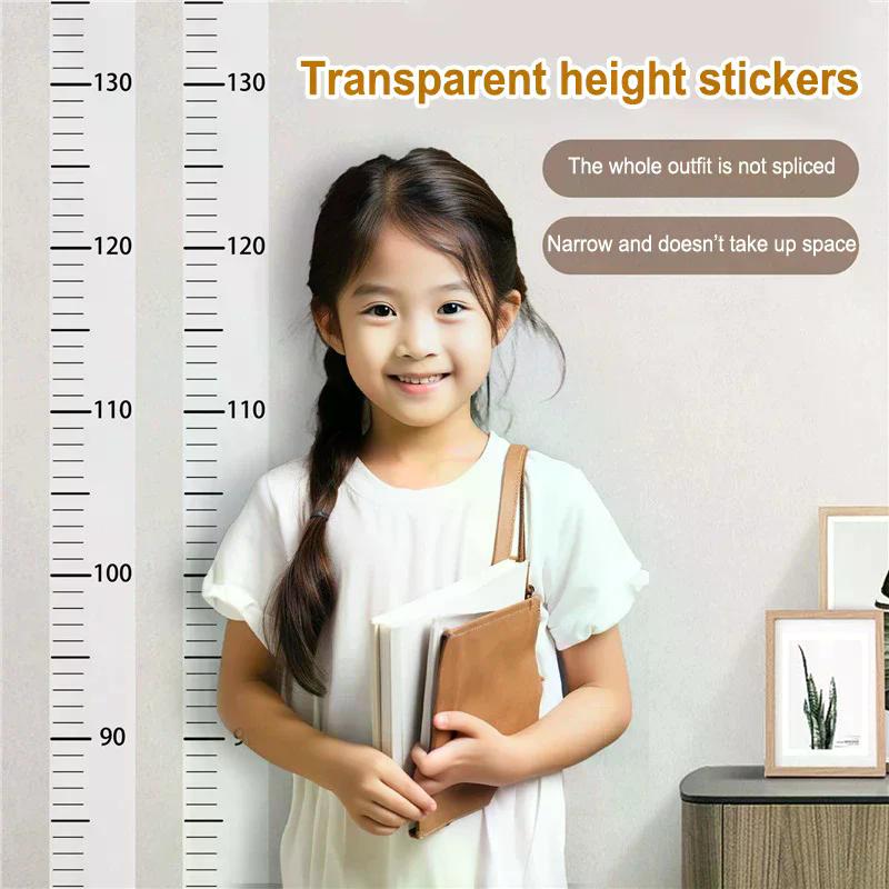 Sticker Mural Mesure de Hauteur Avec Échelle Précise Claire Jusqu'à 200 cm Amovible Parfait Pour Chambre d'Enfant Crèche Décoration de Maison