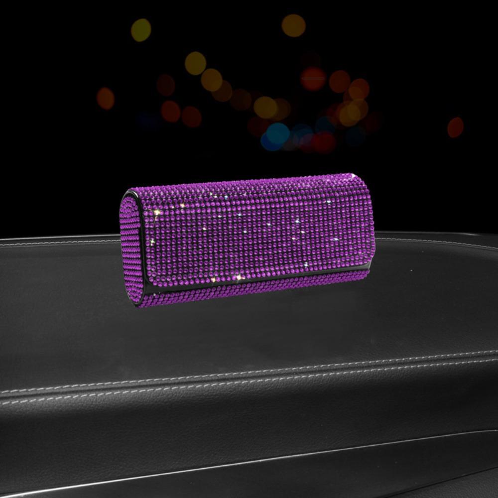 

Portable Hotfix Rhinestone Glasses BlingBling Anti-pressure Hard Shell Glasses Storage Bag Korean Style Shiny