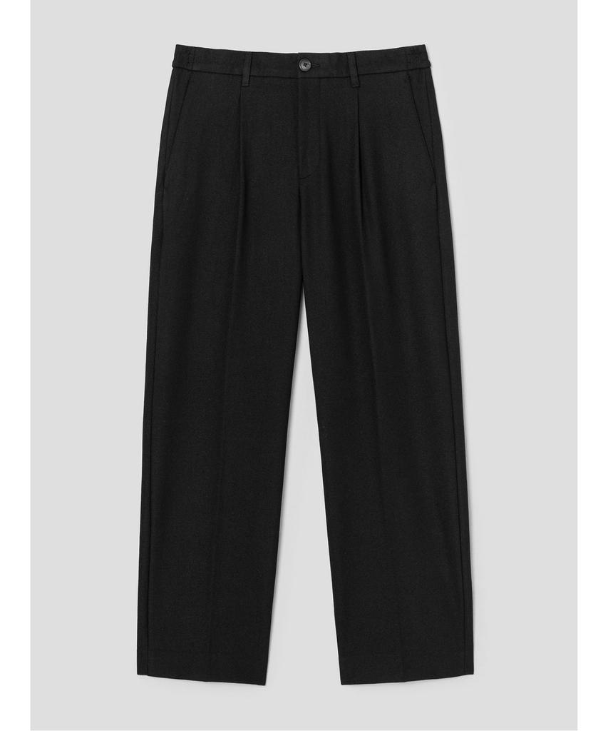 SHIFT.G Regular Brushed Slacks Pants Black