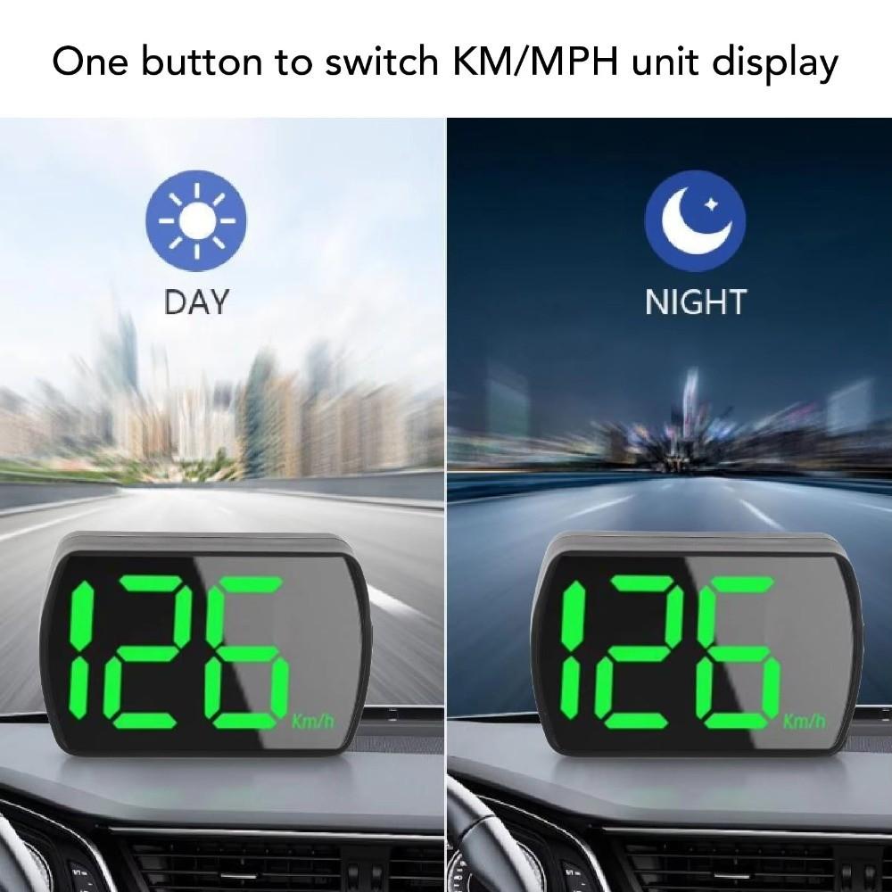 KMH/MPH Digital Speedometer Plug And Play HUD Speed Meter  Car Accessories