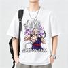 Tricou Bumbac cu Mânecă Scurtă Imprimeu Dragon Ball Z Son Goku Vegeta Unisex Haine Femei Harajuku Yk Tee Tricou Casual Vintage Topuri