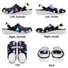 White EVA Clogs with Bright Heart Print, Lightweight Slip On Garden Shoes, Breathable Beach Sandals, Indoor Outdoor Slippers for Men Women
