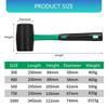 Heavy Duty AntiSlip Rubber Hammer Professional Tile Laying Tool With Ergonomic Grip And Double Head Design Mallets