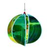Bright Film Hot Air Balloon Wind Spinner Colorful Design Fantasy Style Hanging Wind Twister Hanging Type Plastic Material