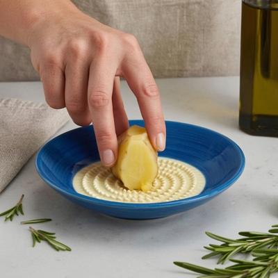 Ceramic Ginger Grater Mincer Dish for Food Plate Manual Garlic Multifunctional Masher Kitchen