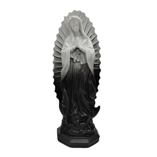 Decorative Holy Figures for Desk Our Lady of Guadalupe Mexico Sculpture Statue, Resin Virgin Mary Figurine, Baptism Souvenirs Religious
