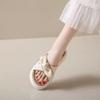 High-end pregnant women's soft-soled slippers, women's models, new models in summer 2025, versatile outer wear, wide feet, fat non-slip and cool