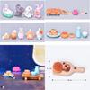 Delightful Mid-autumn Festival Series Resin Rabbit Eat Mooncake Micro Landscape Decoration