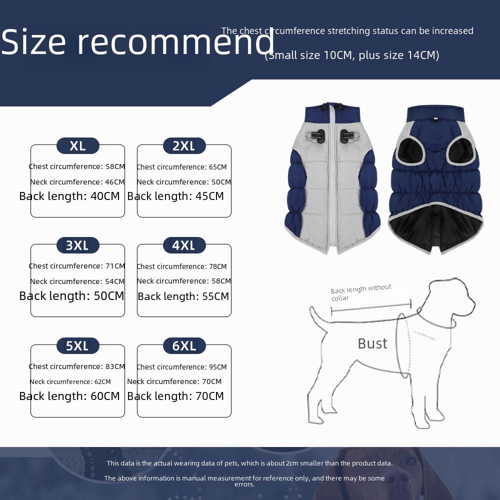 Reflective Waterproof & Windproof Dog Coat for Fall/Winter