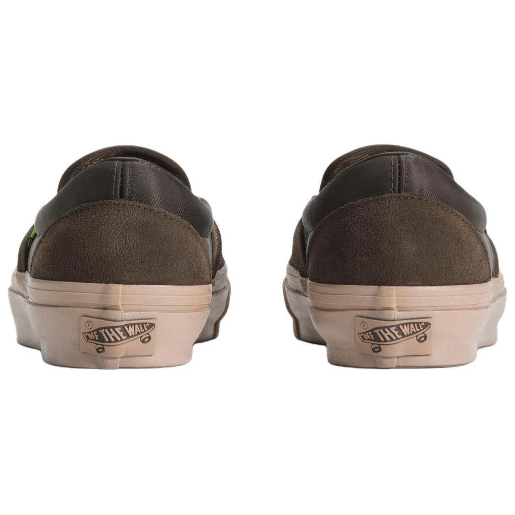 Vans Premium Classic Slip On Waterproof Support Skateboard Shoes Unisex Brown VN000D9WEMP