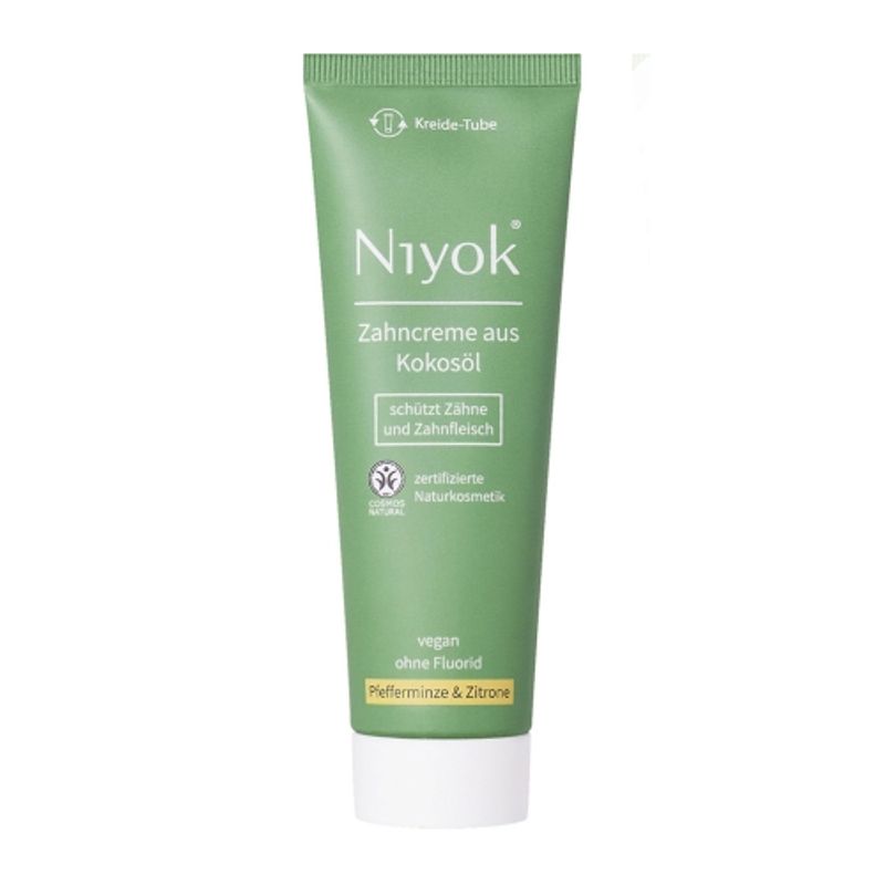 Nyok Peppermint & Lemon Fluoride-Free Toothpaste 75ml
