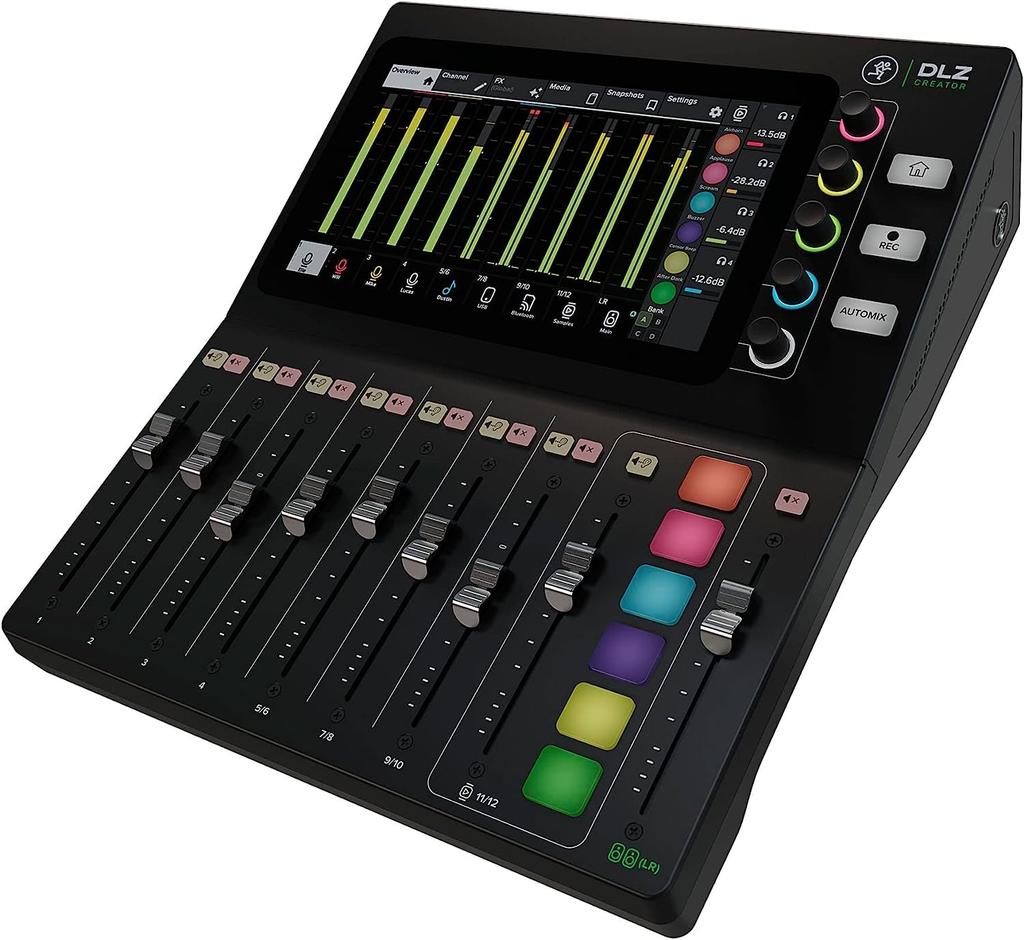 MACKIE DLZ a digital mixer for distribution that allows anyone to make optimal settings Creator,
