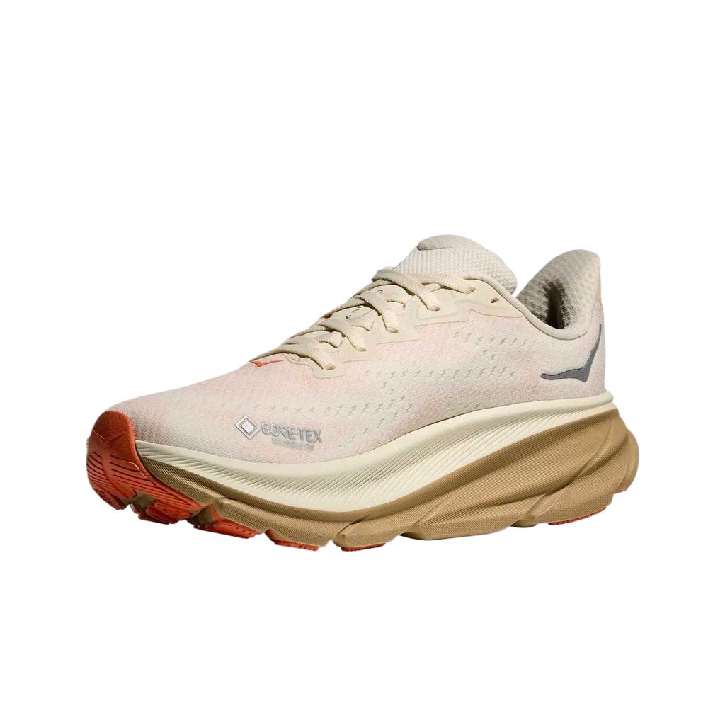 HOKA ONE ONE Clifton 9 Cushioning Waterproof Support Cushioning Waterproof Support Low top Running Shoes Women's 1141490F-ELK