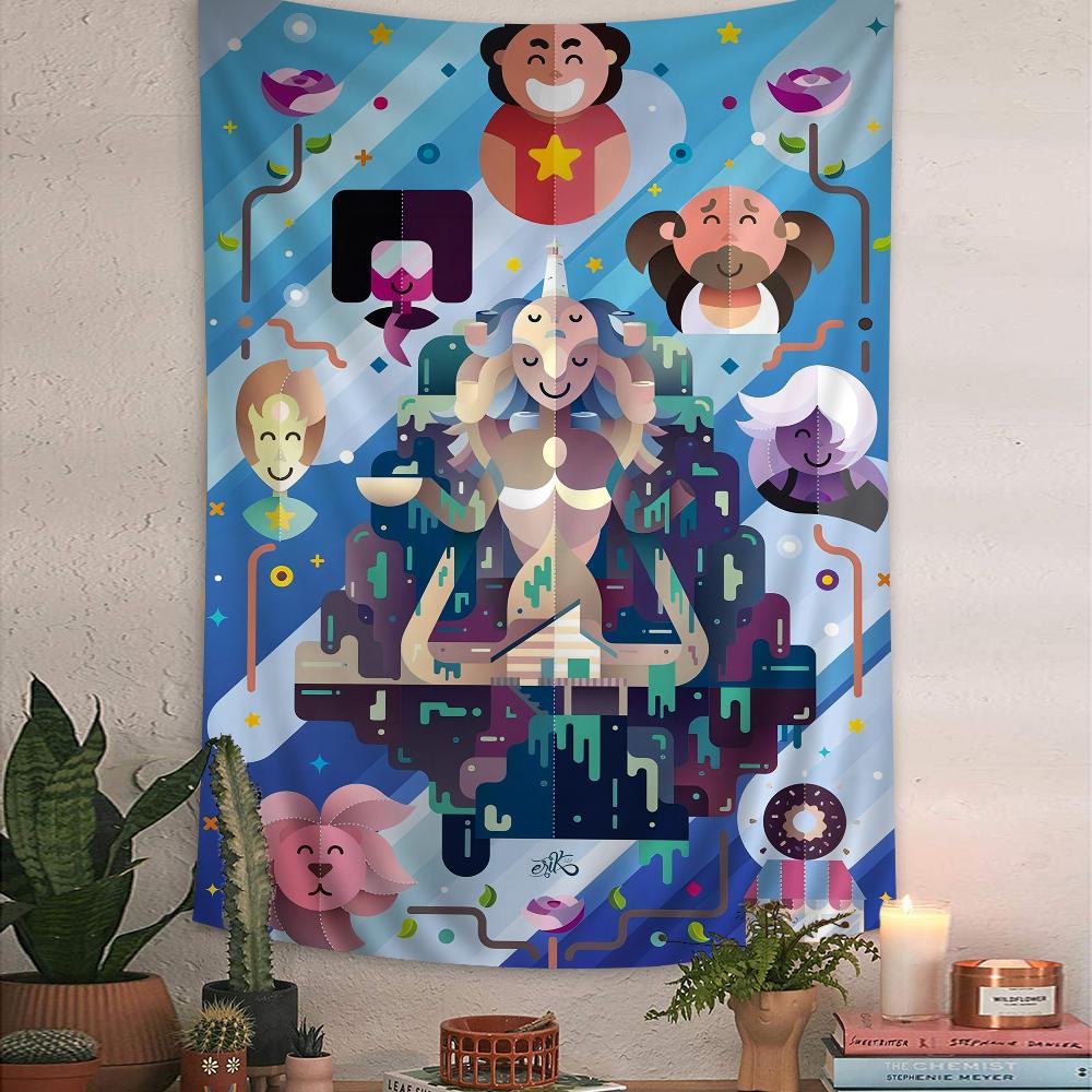 Cartoon Network S-Steven U-Universe Arazzo Stampa Artistica Arte Fantascienza Stanza Arredamento Casa Arte da Parete Decorazione