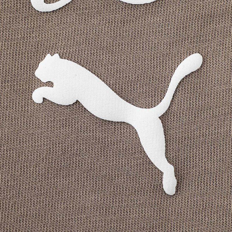 Puma Ss25 Prodyšné Módní Pohodlné Měkké Všestranné Pánské Tričko s Krátkým Rukávem Topy Světle Hnědá 688921-93