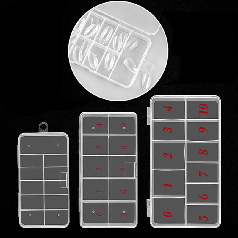 10/11Grids Nail Art  Gem Accessories Empty Container Storage Case Box